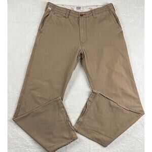 Levi's Tab Twills Low Boot Cut Vintage Khaki Pants men's size 36X32